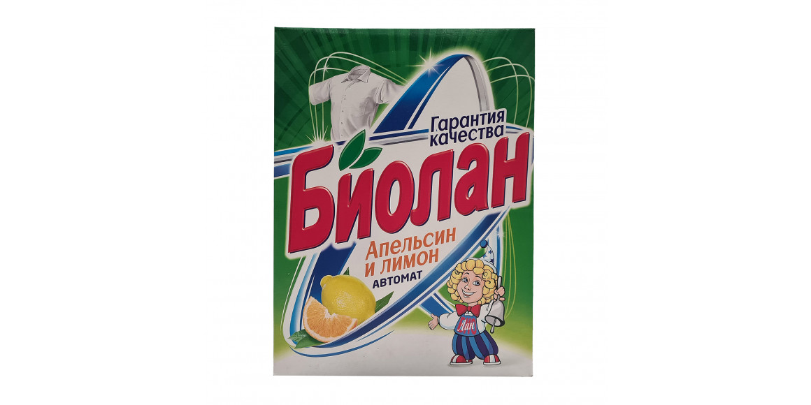 Стиральный порошок BIOLAN Automat Lime & Orange 350gr (013593) 
