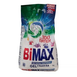 Стиральный порошок BIMAX POWDER 100 STAINS 6KG (014767) 