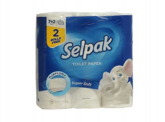 Туалетная бумага SELPAK Ուլտրա կոմֆորտ 7+2 հատ (015920) 