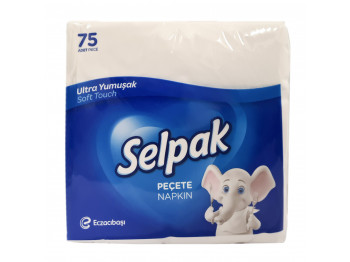 Napkin SELPAK ՍԵԼՊԱԿ ԿԼԱՍՍԻԿ ԱՆՁԵՌՈՑԻԿ ՍՊԻՏԱԿ ԵՐԿՇԵՐՏ 30X29,5 75X24 (8690530016514)