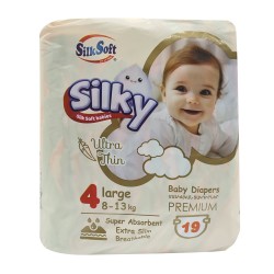 Подгузник SILK SOFT N4 LARGE 19PC (016780) 