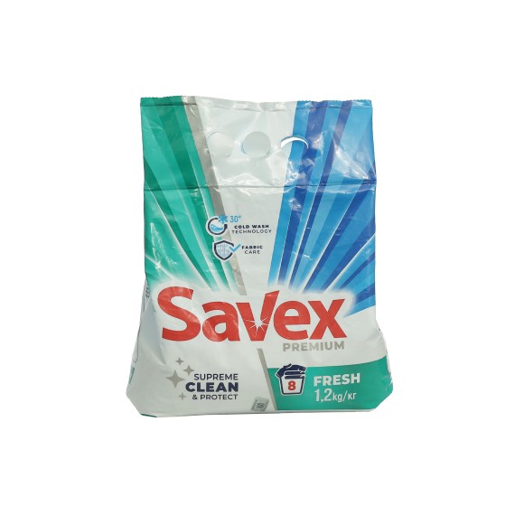 Լվացքի փոշի SAVEX PREMIUM FRESH 1.2 KG (018299) 