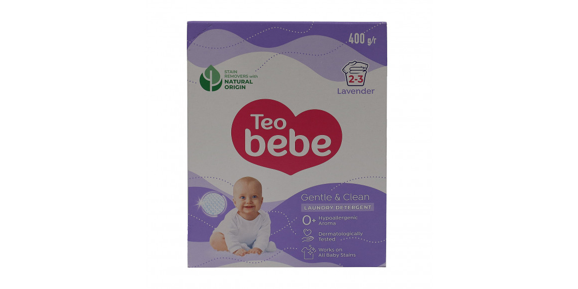 Стиральный порошок TEO BEBE COTTON SOFT VIOLET 400G (022760) (2023)