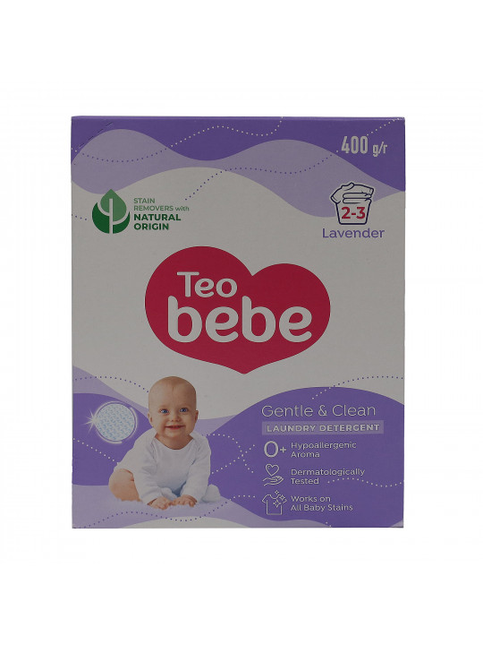 Стиральный порошок TEO BEBE COTTON SOFT VIOLET 400G (022760) (2023)