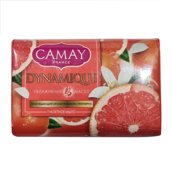 Օճառ CAMAY Դինամիկ Օծանելիք Գրեյպֆրուտի Բույրով 85գր (023612) 