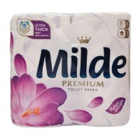 Toilet paper MILDE RELAX PURPLE 4PCS (025945) 