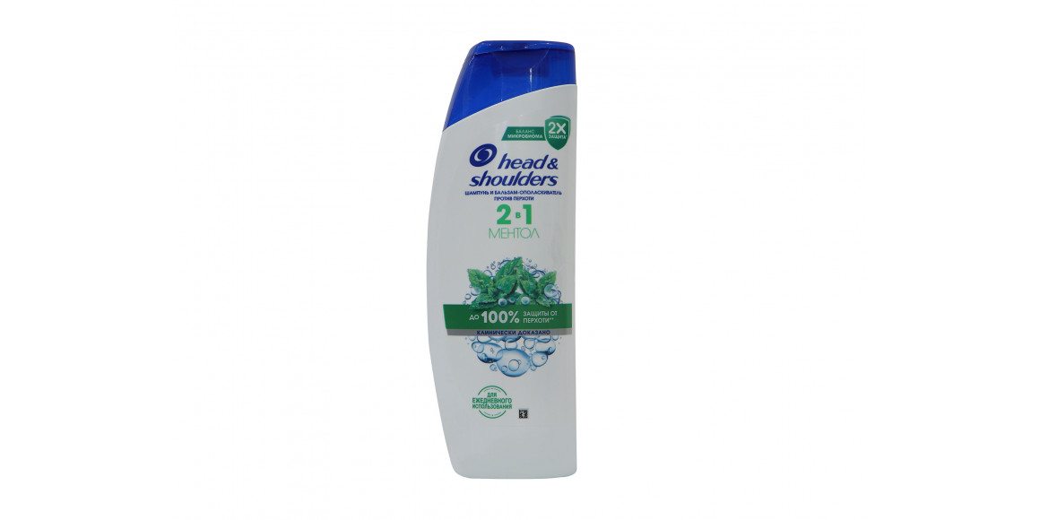 Շամպուն HEAD & SHOULDERS MENTHOL 2IN1 400 ML (028522) 