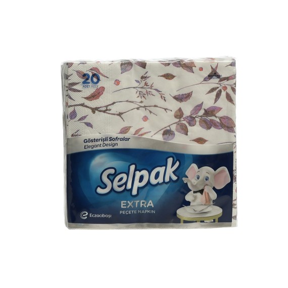Անձեռոցիկ SELPAK Էքստրա նրբագեղ դիզայն 20հ (029330) 