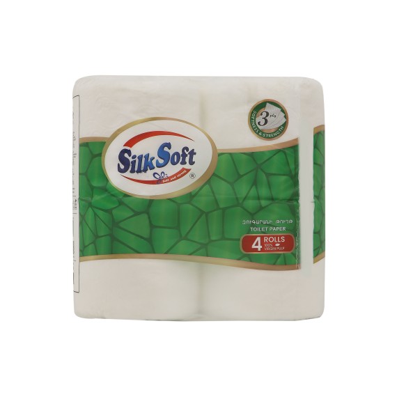 Զուգարանի թուղթ SILK SOFT 3Շ 4 ՀԱՏ (030223) 