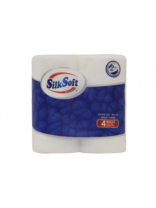 Toilet paper SILK SOFT CELLULOSE 2 LAYER 4PC (100308) 