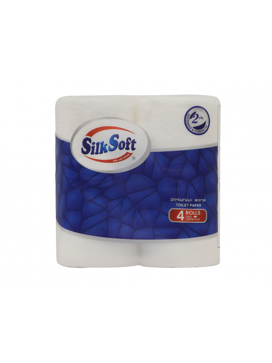 Զուգարանի թուղթ SILK SOFT 2Շ 4 ՀԱՏ ՑԵՅԼՈՒԼՈԶԱՅՈՎ (030308) 