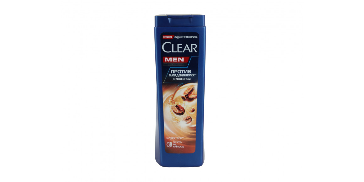 Shampoo CLEAR SHAMPOO ANTI-LOSS CAFFEINE MEN 380ML (033128) 