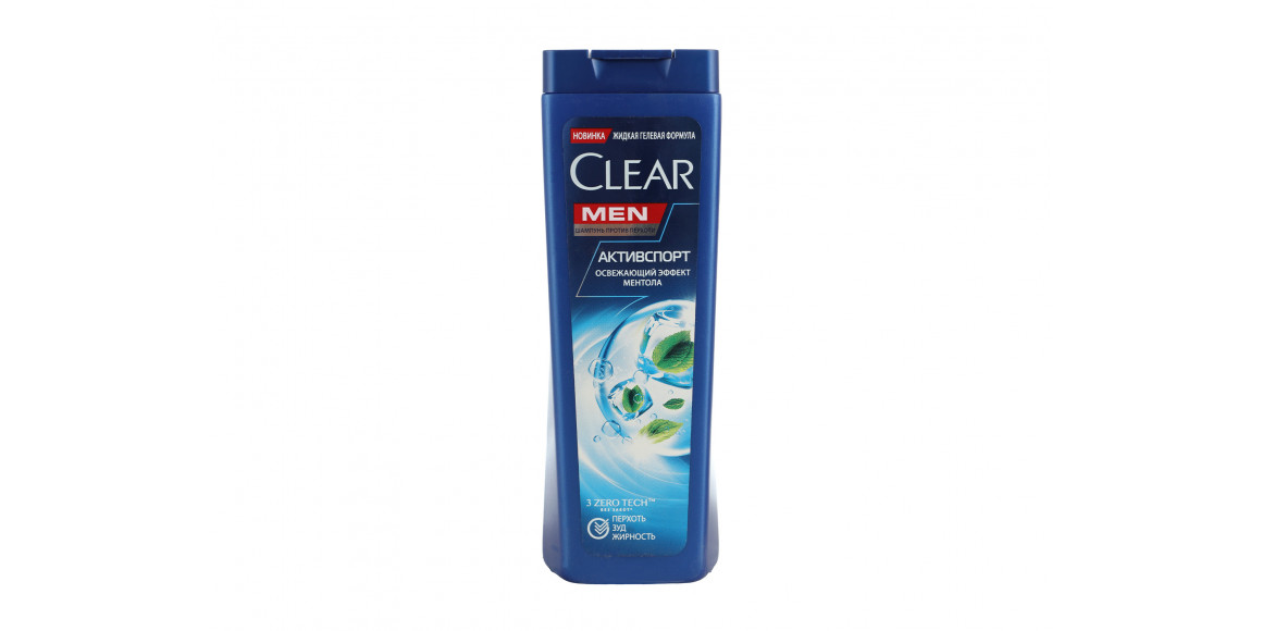 Shampoo CLEAR SHAMPOO ACTIVE SPORT MENTOL MEN 180ML (033197) 