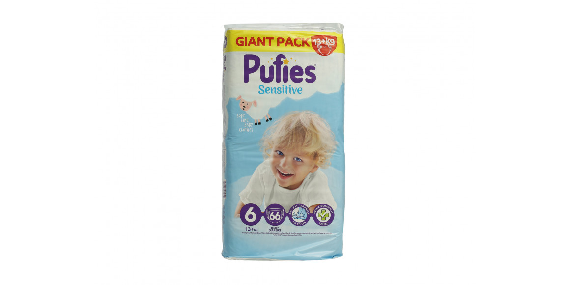 Подгузник PUFIES SENSITIVE BP XL N6 66 PC (035609) 