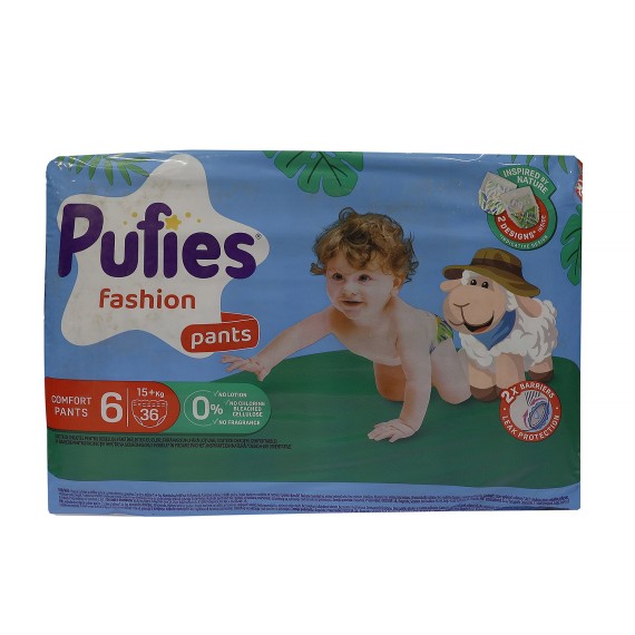 Подгузник PUFIES Pants ML MP Extra Large 36 N6 (036101) 