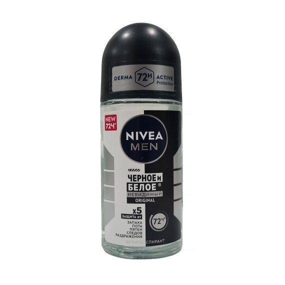 Դեզոդորանտ NIVEA 82245 ROLL-ON BLACK &WHITE 50ML (036131) 