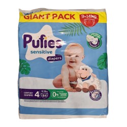 Подгузник PUFIES GIANT PACK MAXI84 N4 (036354) 