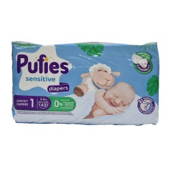 Подгузник PUFIES NEWBORN 43PC N1 (036590) 