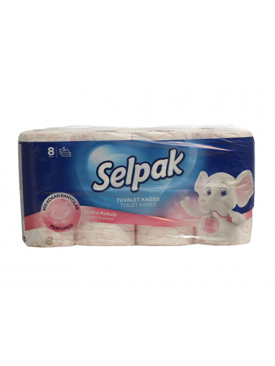 Туалетная бумага SELPAK Պաուդեր 8 հատ (044517) 