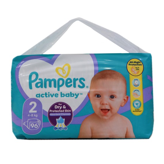 Տակդիր PAMPERS GP N2 (4-8KG) 96PC (045787) 