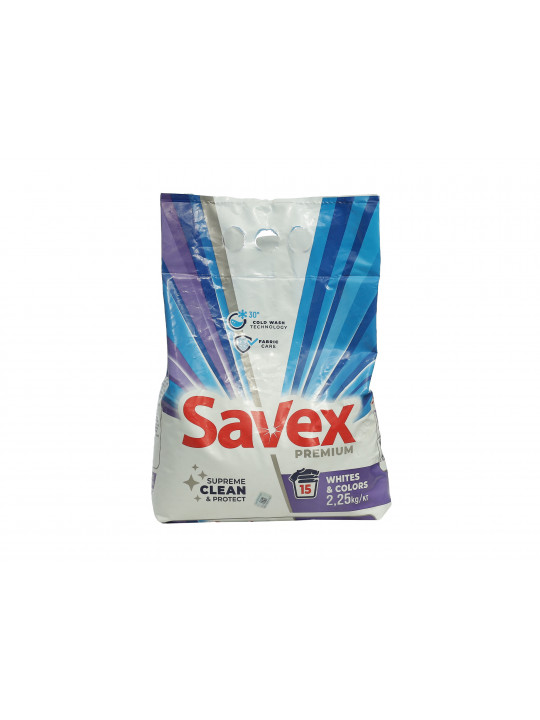 Լվացքի փոշի SAVEX PREMIUM WHIITES COLORS 2.25 KG (047879) 