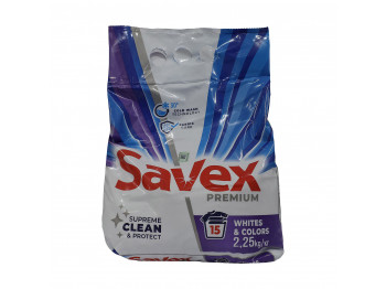 Washing powder SAVEX PREMIUM WHIITES COLORS 2.25 KG (047879) 