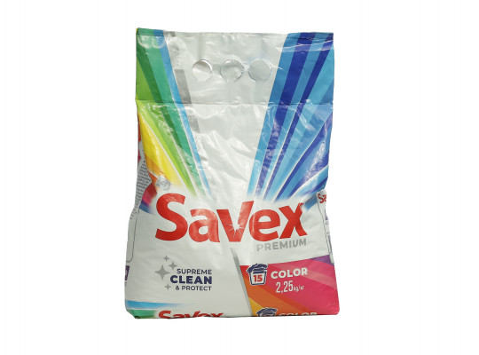 Washing powder and gel SAVEX PREMIUM COLOR 2.25 KG (047893) 