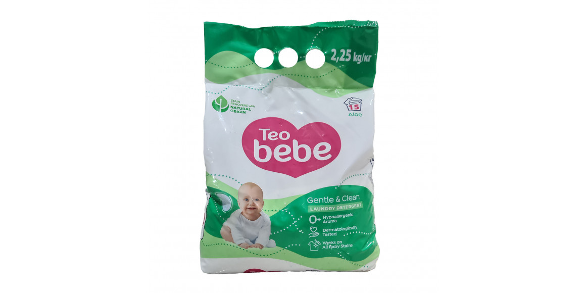 Стиральный порошок TEO BEBE ALOE 2.25KG (048456) 