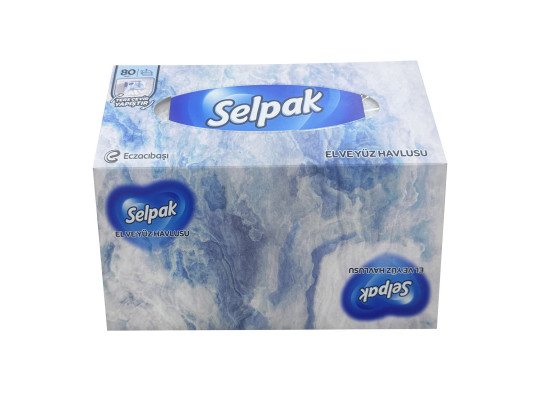 Paper towel SELPAK ՁԵՌՔԻ ԵՎ ԴԵՄՔԻ ՍՐԲԻՉ 80հ (058408) 