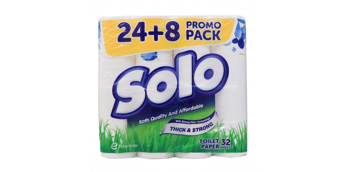 Զուգարանի թուղթ SELPAK TOILET PAPER SOLO ULTRA WHITE 32PC (059252) 