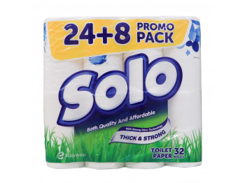 Туалетная бумага SELPAK TOILET PAPER SOLO ULTRA WHITE 32PC (059252) 