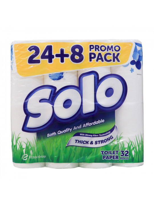 Զուգարանի թուղթ SELPAK TOILET PAPER SOLO ULTRA WHITE 32PC (059252) 