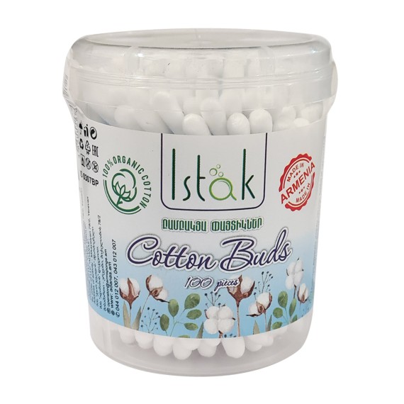 Ватные палочки ISTAK IS0307BP 100 PC (061212) 