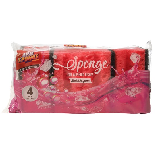 Kitchen sponge and scourer ARMSPONGE ARM243C 4 PC (061762) 