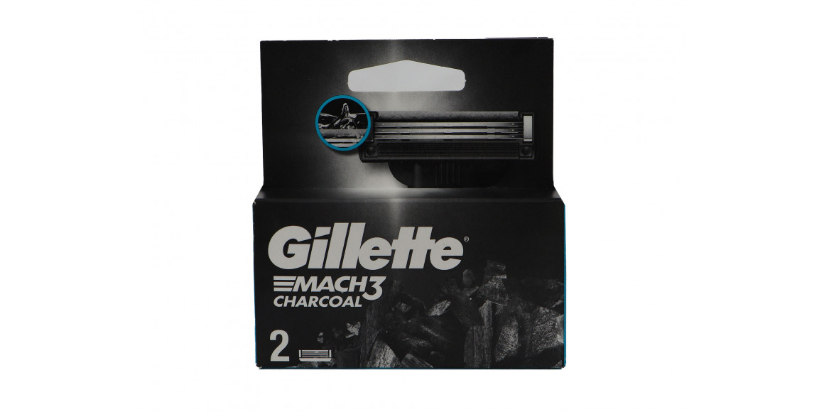 Shaving accessorie GILLETTE MACH 3 CHARCOAL CRTX2 (062664) 