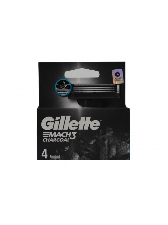 Аксесуар для бритья GILLETTE MACH 3 CHARCOAL CRTX4 (062701) 