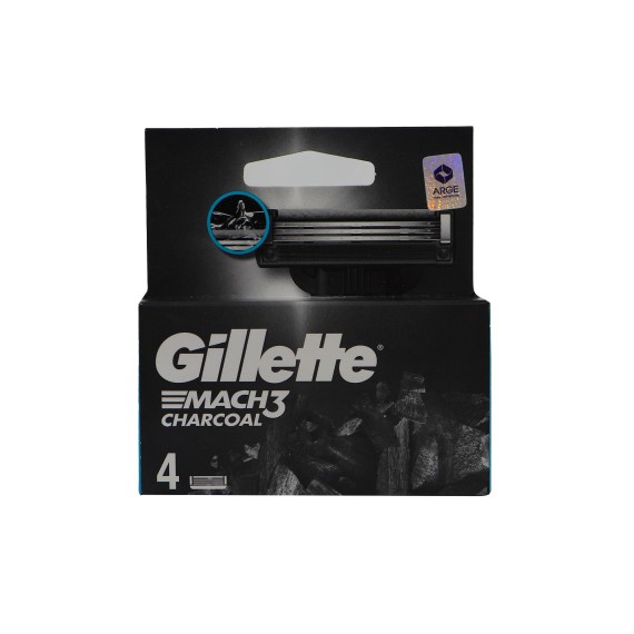 Аксесуар для бритья GILLETTE MACH 3 CHARCOAL CRTX4 (062701) 