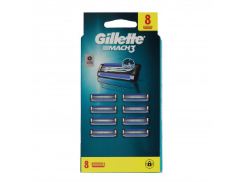 Аксесуар для бритья GILLETTE MACH 3 CARTRIDGES x8 x6 (066556) 