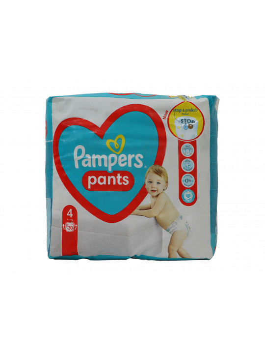 Տակդիր PAMPERS PANTS N4 (9-15KG) 30PC (069684) 