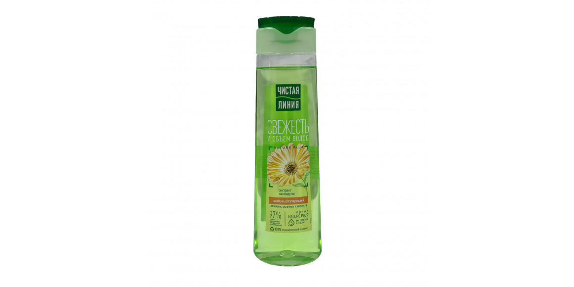 Shampoo CHISTAYA LINIYA Յուղոտ Մազերի Համար Կալենդուլայով 400մլ (081978) 
