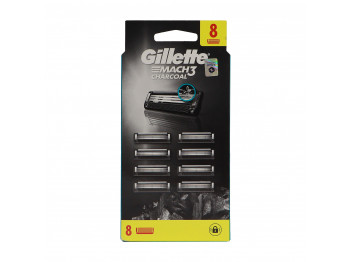 Սափրվելու պարագա GILLETTE MACH 3 CHARCOAL Crtx8 (085472) 