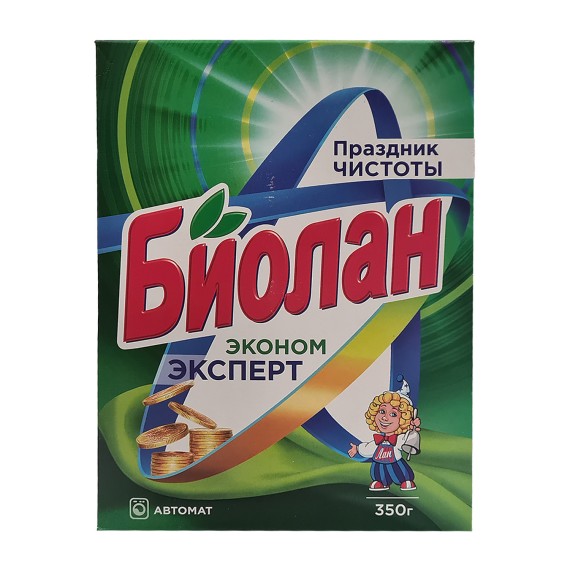 Стиральный порошок BIOLAN БИОЛАН ЭКОНОМ ЭКСПЕРТ АВТ 350Г (4604049089581)