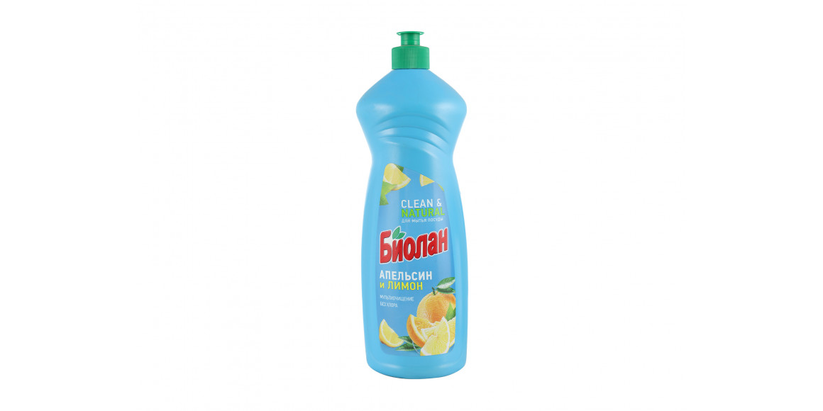 Жидкость для мытья посуды BIOLAN LIQUID ORANGE & LEMON 900ML (095872) 