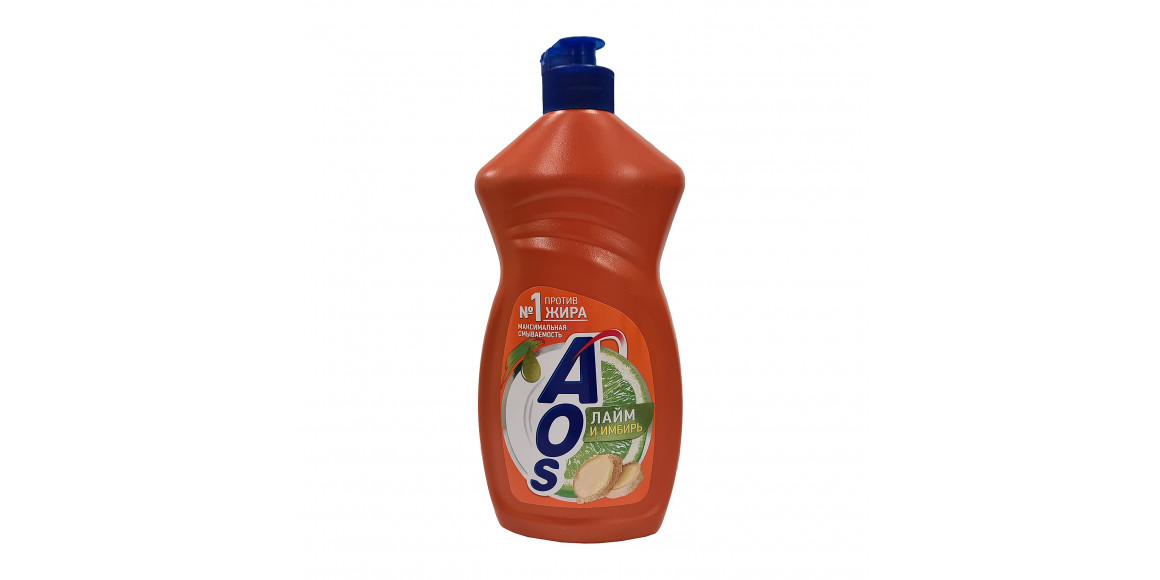 Dishwashing liquids AOS LIQUID LIME & GINGER 450ML (100682) 
