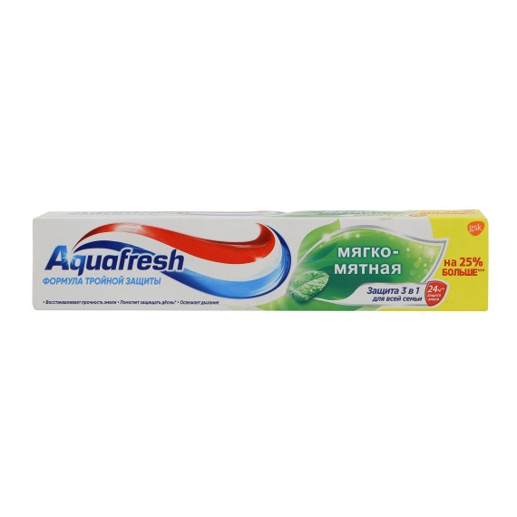 Բերանի խոռոչի խնամք AQUAFRESH 101163 TOOTHPASTE SOFT MINT 125ML (101163) 