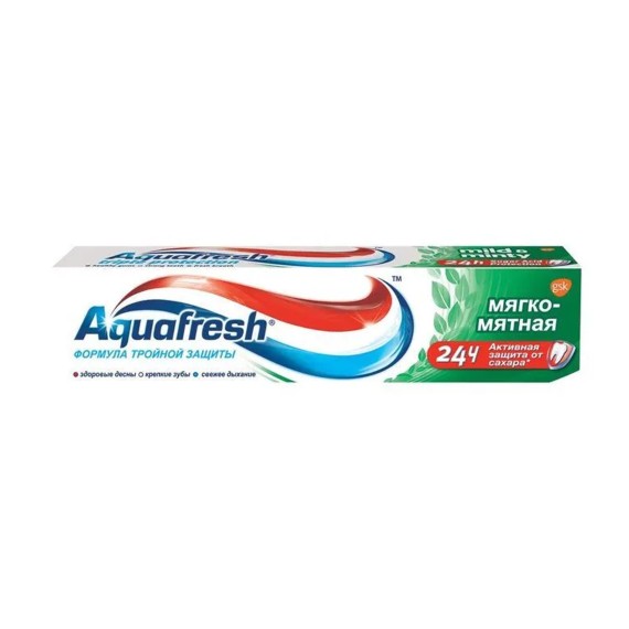Уход за полостью рта AQUAFRESH 102421 TOOTHPASTE SOFT MINT 50ML (862360) 