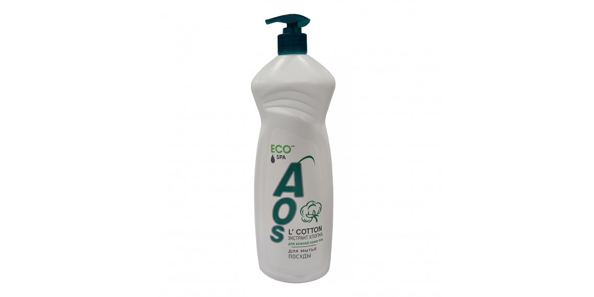 Жидкость для мытья посуды AOS LIQUID ECO COTTON 900GR (103010) 