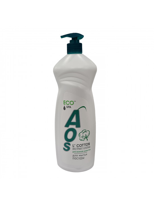 Жидкость для мытья посуды AOS LIQUID ECO COTTON 900GR (103010) 