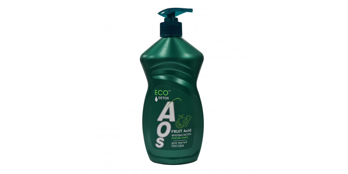 Средство для мытья посуды AOS LIQUID ECO FRUIT 450GR (103058) 