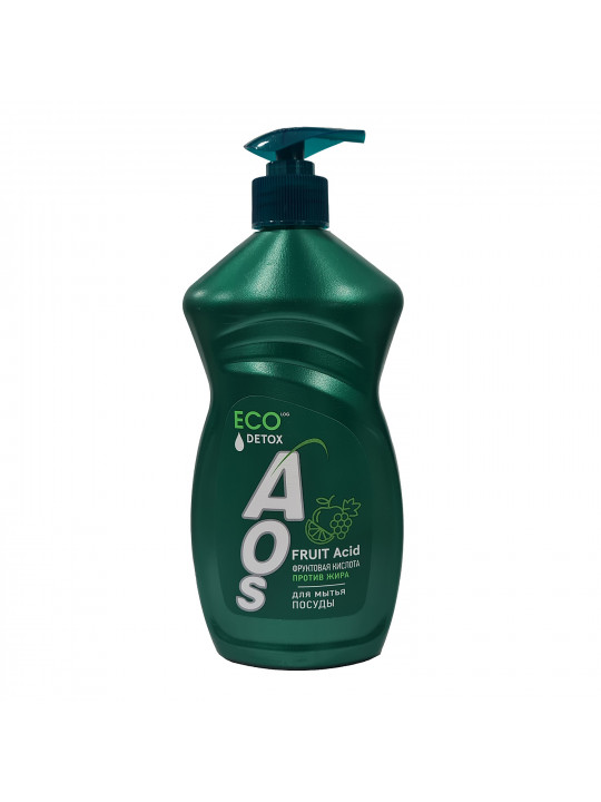 Средство для мытья посуды AOS LIQUID ECO FRUIT 450GR (103058) 